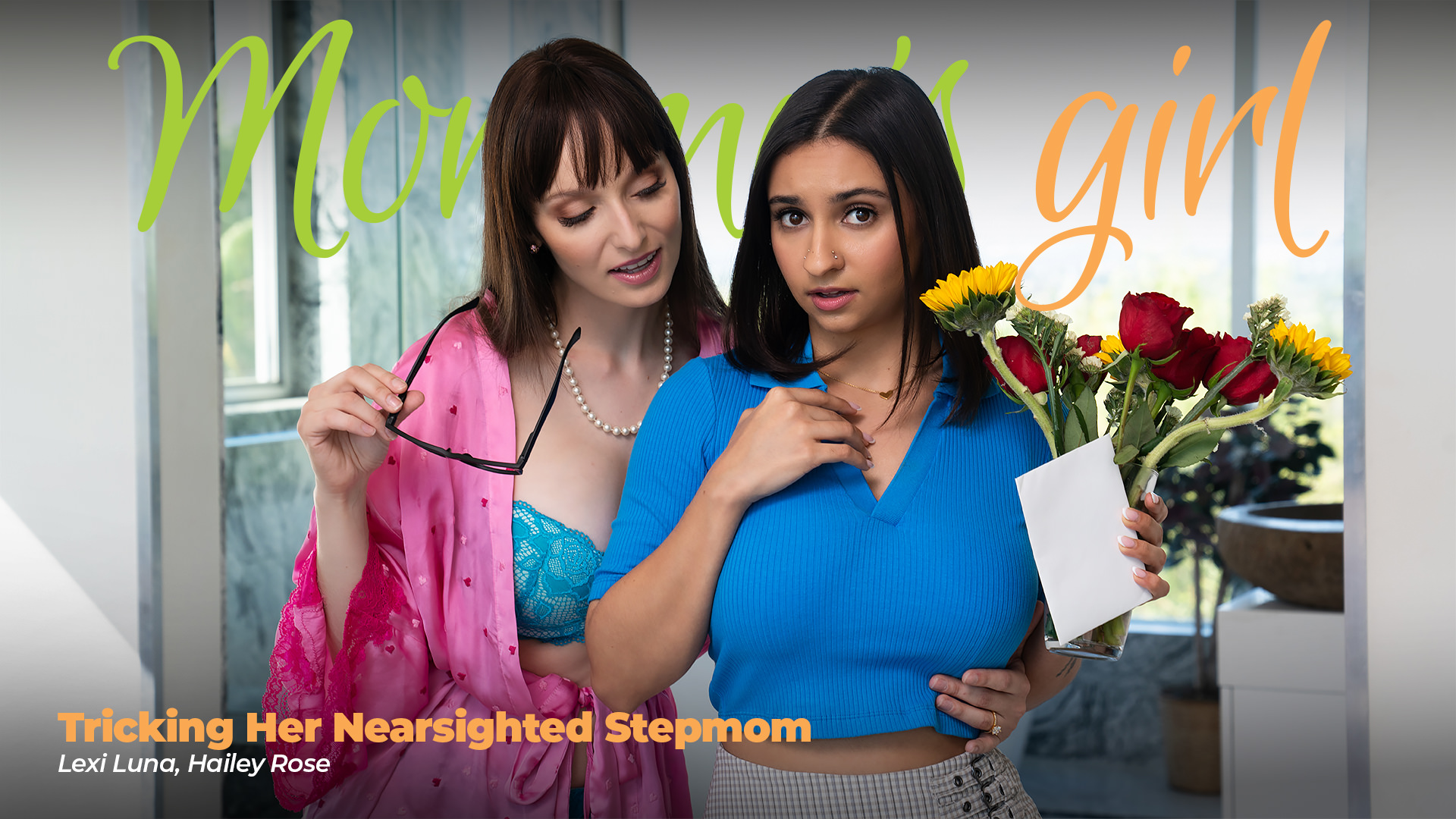 Tricking Her Nearsighted Stepmom - Lexi Luna, Hailey Rose