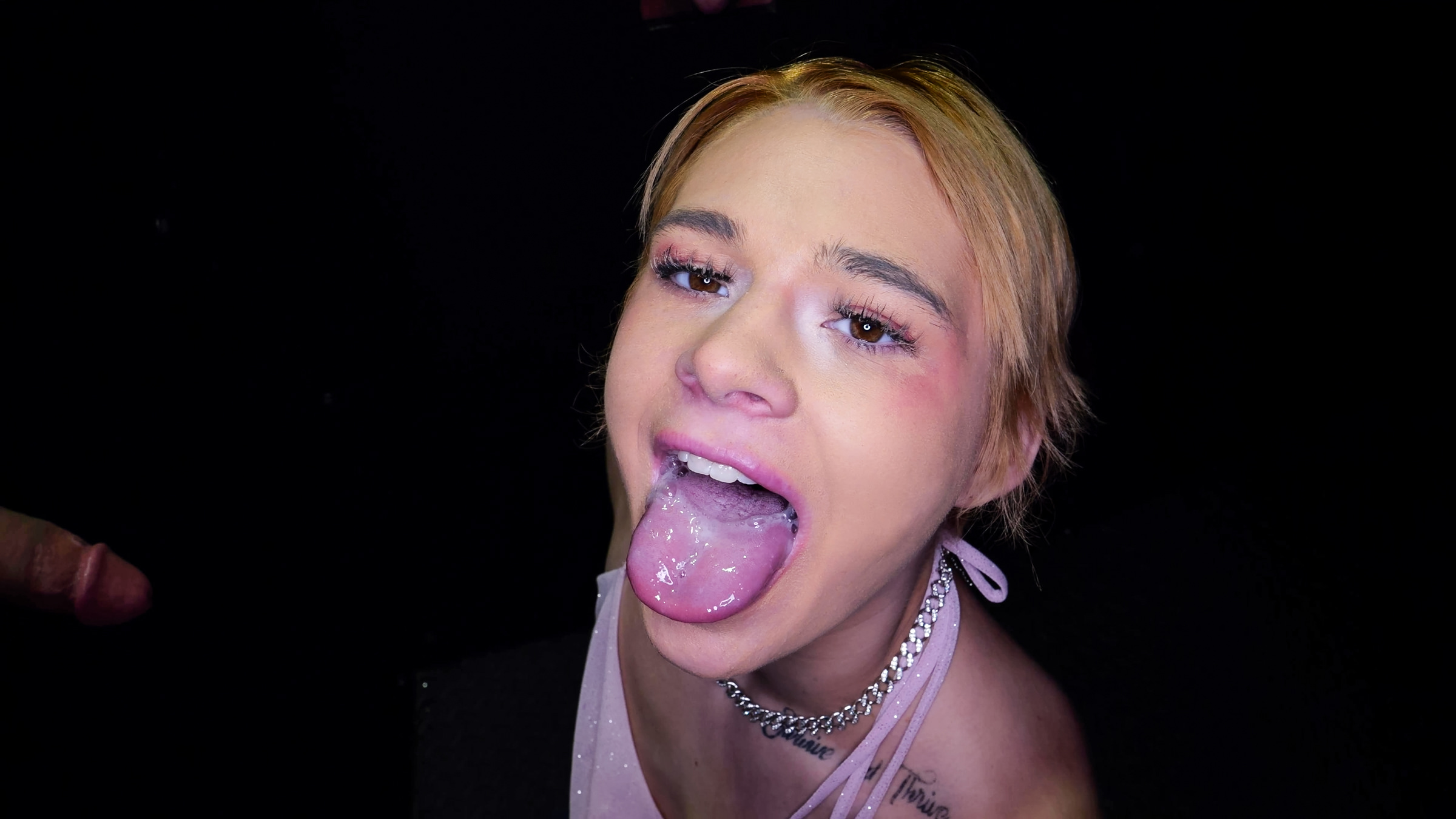 Chloe Knox's Intense Interracial Cum Swallowing Session at the Gloryhole